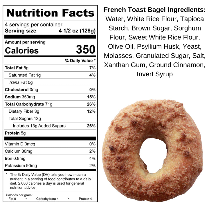 The Greater Knead Gluten Free French Toast Bagels The Gluten Free Shoppe