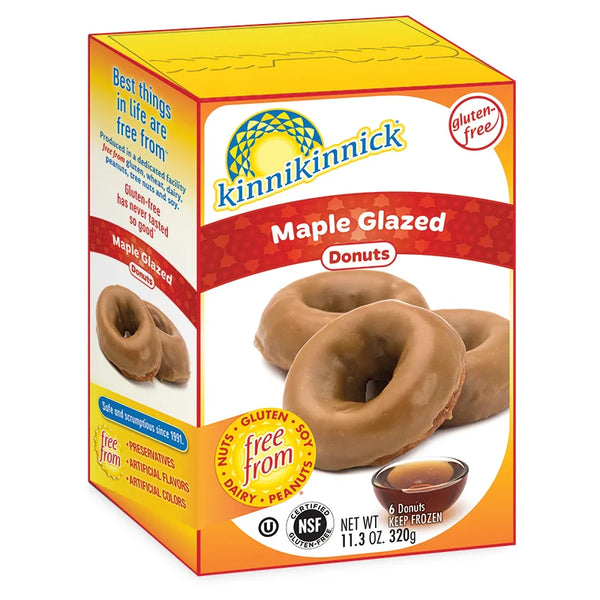 Kinnikinnick Maple Glazed Donuts