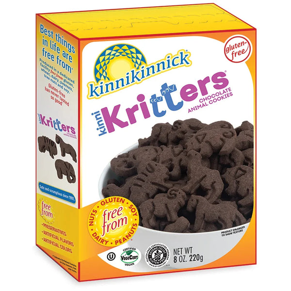 Kinnikinnick Kritters Chocolate Animal Cookies