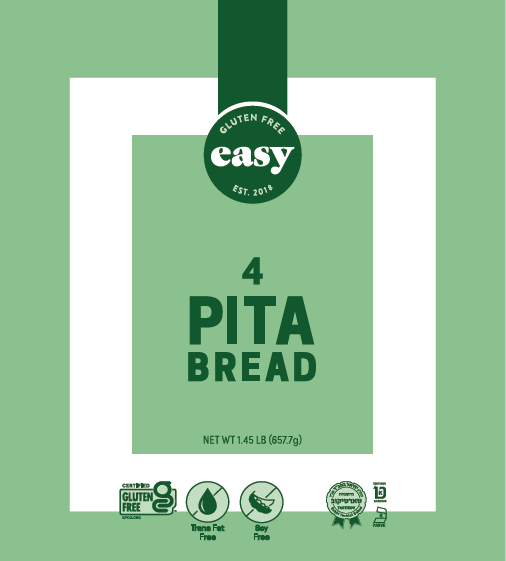 Gluten Free Easy Pita Bread