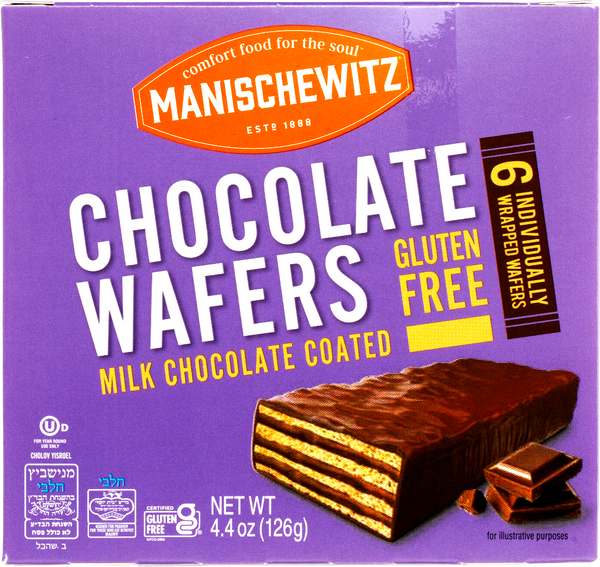 Manischewitz Gluten Free  Milk Coated Chocolate wafers