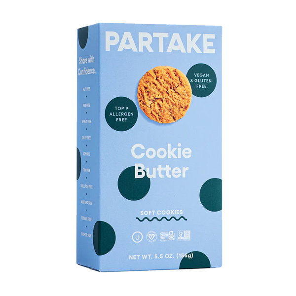 Partake Soft Baked Cookie Butter - Vegan