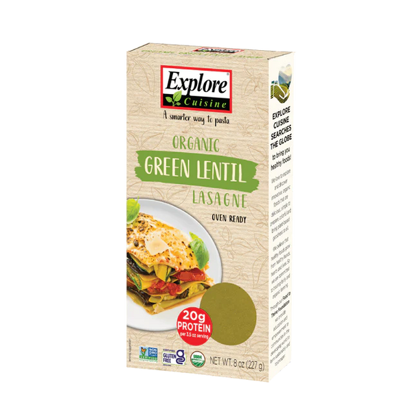 Explore Cuisine Organic green Lentil Lasagne