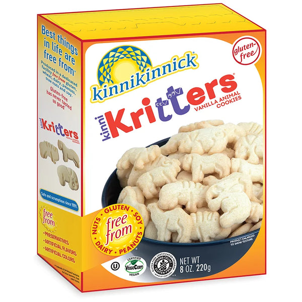 Kinnikinnick Vanilla KinniKritter Animal Cookies