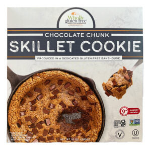 Wholly Wholesome Chocolate Chunk Skillet Cookie