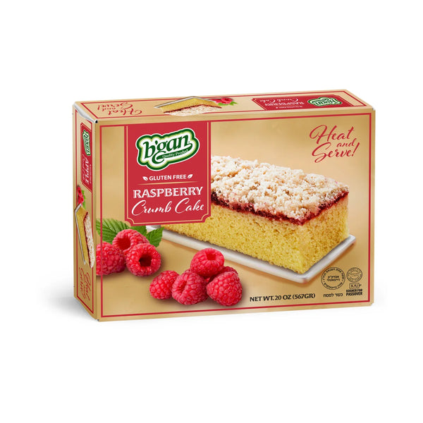 Bgan Gluten Free Raspberry Crumb Cake