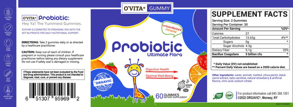 O'vita Gummy Kosher Probiotics