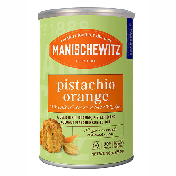 Manischewitz Pistachio Orange Macaroons - Pouch
