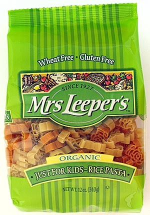 Mrs. Leepers Organic Just For Kids Rice Pasta