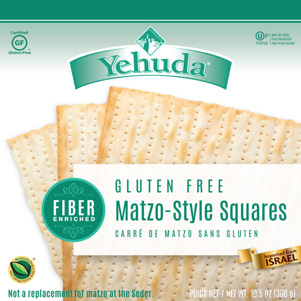 Yehuda Gluten Free Matzo-style Squares - Fiber Enriched