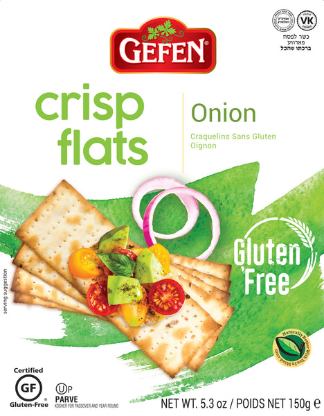 Gefen Gluten Free Crisp Flats - Onion