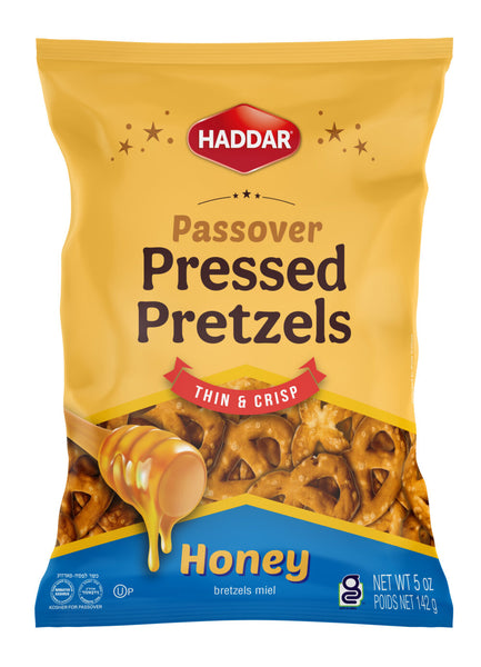 Haddar Gluten Free Pressed Honey Pretzels