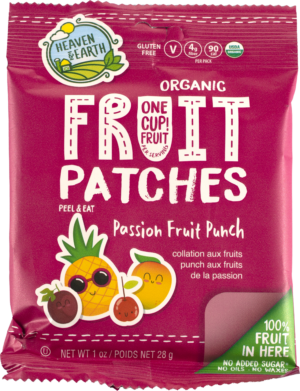 Heaven & Earth Organic Fruit Patches -Passion Fruit Punch -6 PACK