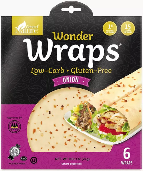 General Nature Low Carb Wonder Wraps - Onion