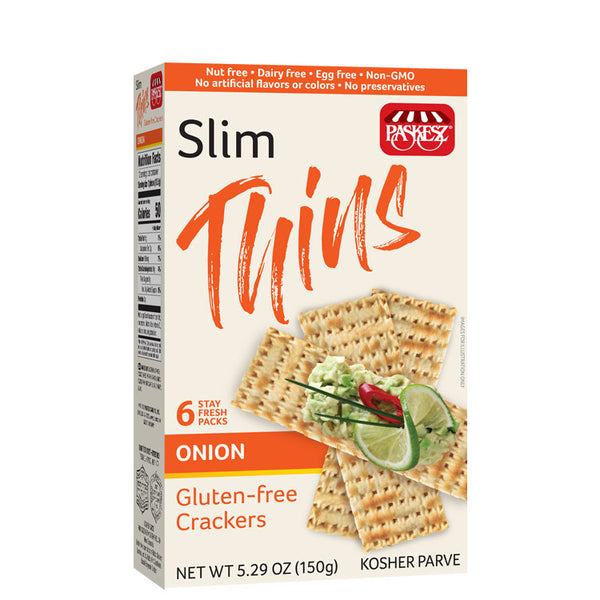 Paskesz Slim Thins Onion Crackers