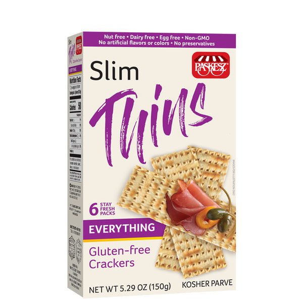 Paskesz Slim Thins Everything Crackers