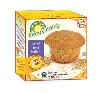 Kinniknnick Quinoa Spice Muffins