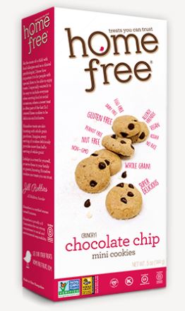 Home Free Mini Crunchy Chocolate Chip Cookies