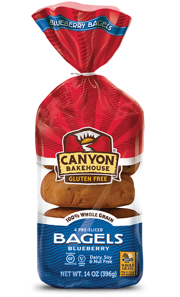 Canyon Bakehouse Gluten Free Blueberry Bagels