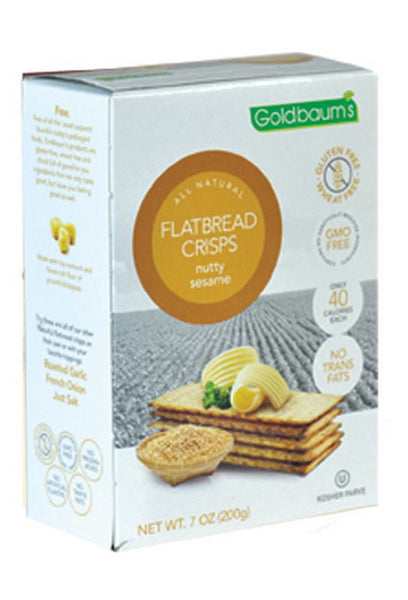Goldbaums Flatbread Crisps - Nutty Sesame