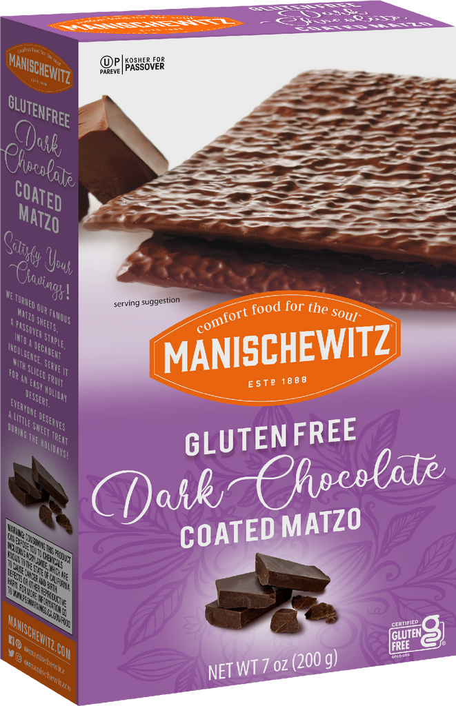 Manischewitz Gluten Free Dark Chocolate Coated Matzo – The Gluten