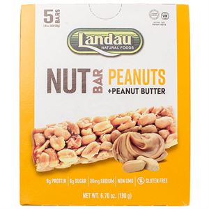 Landau Nut Bars Peanuts & Peanut Butter