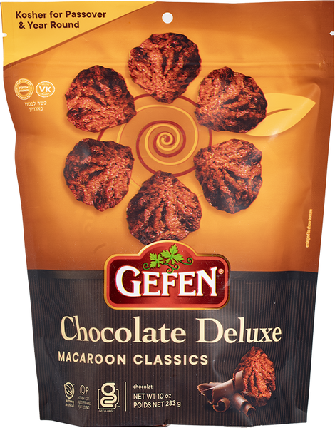 Gefen Gluten Free Chocolate Deluxe Macaroons 2 Pack