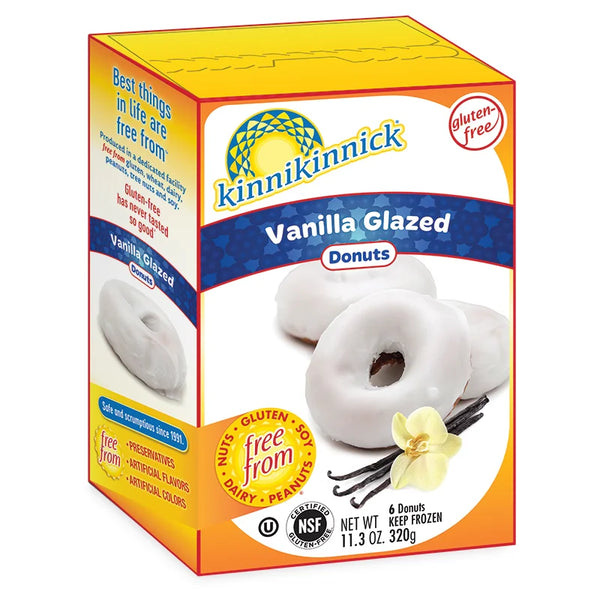 Kinnikinnick Gluten free Vanilla Glazed Donuts