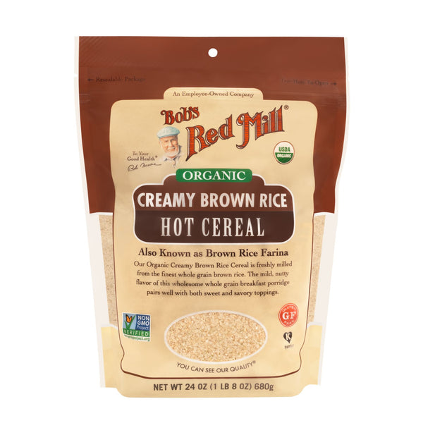 Bobs Red Mill Organic Creamy Brown Rice Hot Cereal