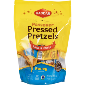 Haddar Gluten Free Pressed Honey Pretzels - 6 Snack Bags