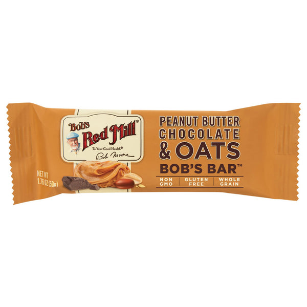 Bobs Red Mill Peanut Butter Chocolate & Oats Bar  - 5 Pack