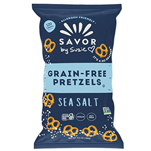 Savor By Suzie Sea Salt "GRAIN FREE" Pretzels