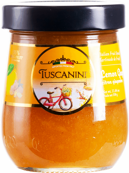 Tuscanini Lemon Ginger Fruit Spread Preserves