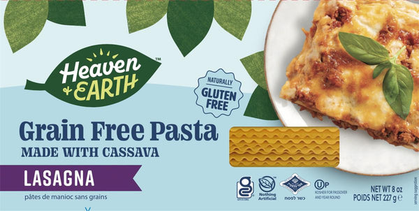 Heaven & Earth "GRAIN FREE" Lazagne Pasta