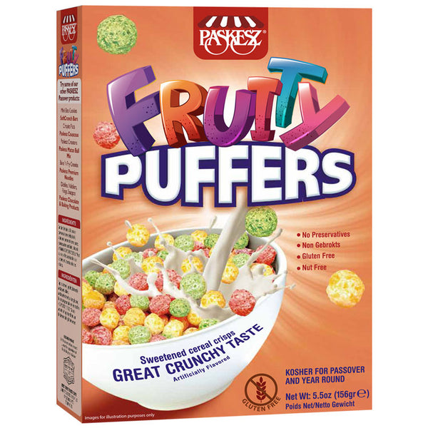 Paskesz Fruity Puffers Cereal