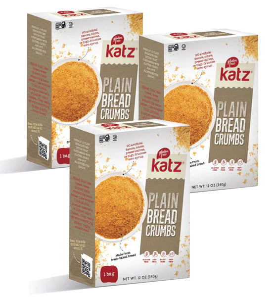 Katz Gluten Free Plain Bread Crumbs - 3 Pack