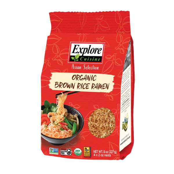 Explore Cuisine Organic Brown Rice Ramen Noodles
