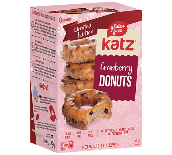 Katz Gluten Free Cranberry Donuts