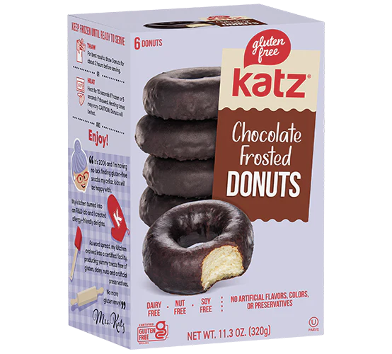 Katz Gluten Free Chocolate Frosted Donuts