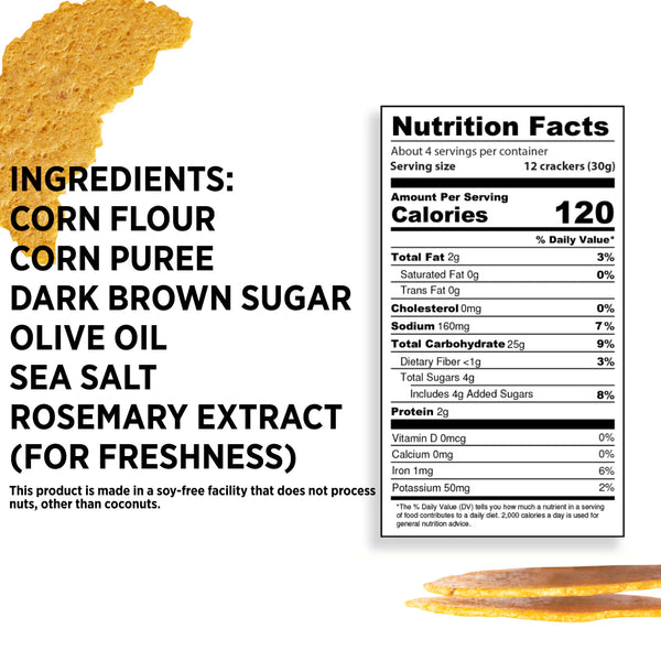 Craize Sweet Corn Toasted Snack Crackers