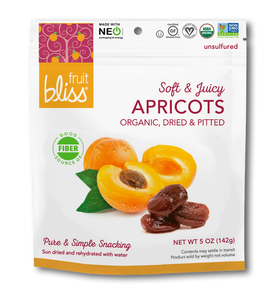 Fruit Bliss Organic Apricots - 3 Pack