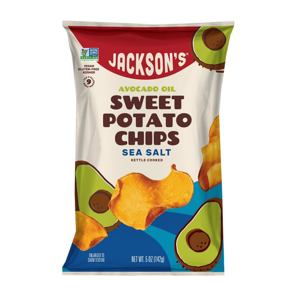 Jacksons Sweet Potato Chips Sea Salt - 2 Pack