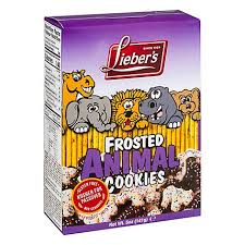 Liebers Frosted Animal Cookies