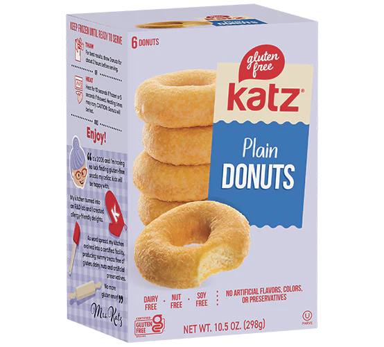 Katz Gluten Free Plain Donuts