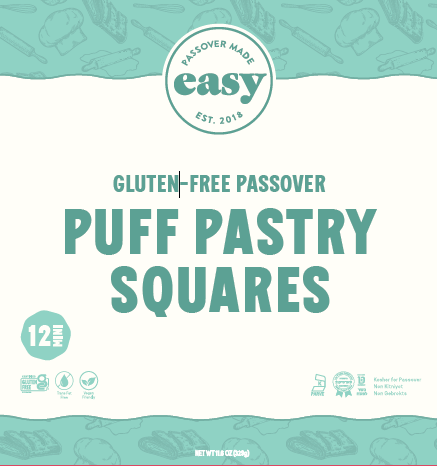 Gluten Free Passover Puffed Pastry Squares