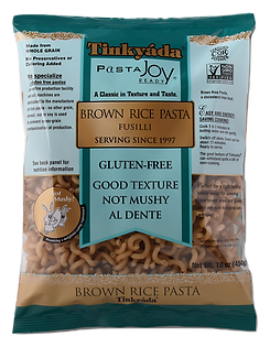 Tinkyada Brown Rice  Fusilli Pasta