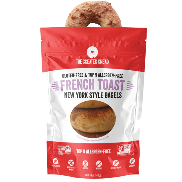 The Greater Knead Gluten Free French Toast Bagels