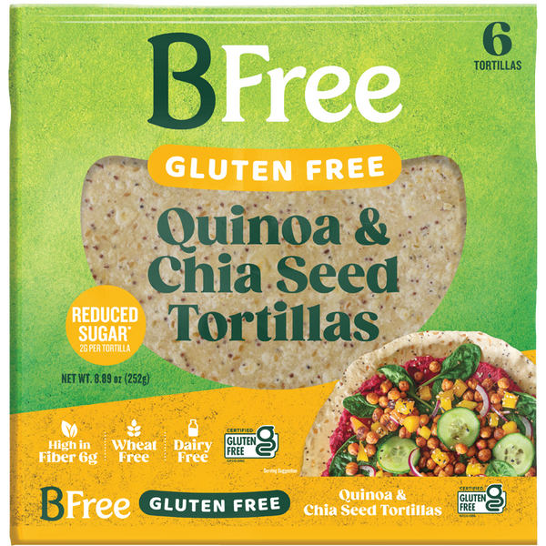 BFree Gluten Free Quinoa and Chia Seed Wrap