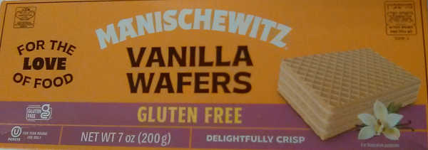 Manischewitz Gluten Free Vanilla Wafers