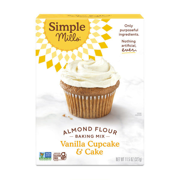 Simple Mills "GRAIN FREE" Vanilla Cupcake & Cake Mix